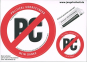 JF-PC-Aufkleber - 1 Stck.