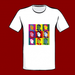 T- Shirt Stauffenberg Konterfei - Popart 
