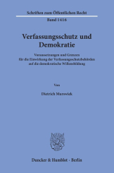 Verfassungsschutz und Demokratie 