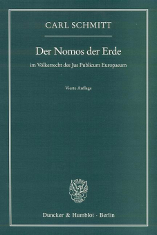 Der Nomos der Erde im Völkerrecht des Jus Publicum Europaeum 